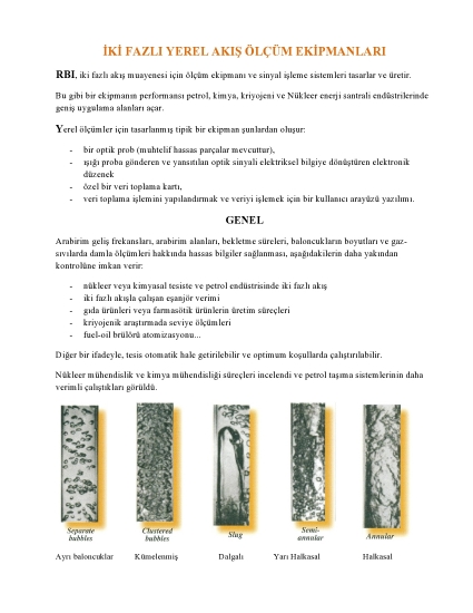 RBI Instrumentation  - Two  Phase Flow Measurements